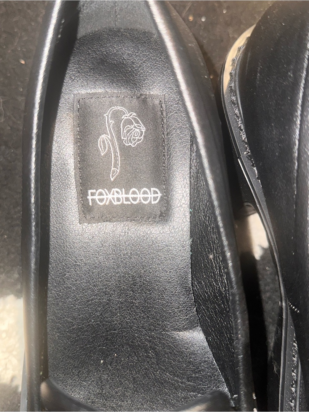 Foxblood Black Bow Loafers - Picture 5 of 5